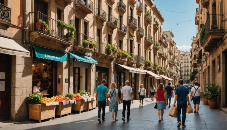 quartier barcelone carte