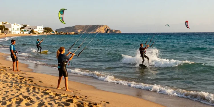kitesurf en grece